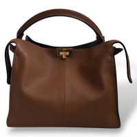 Bolsa Fendi Peekaboo X-Lite Medium Caramelo
