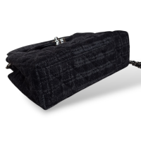 Bolsa Chanel Nano Kelly Denim Preta
