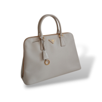 Bolsa Prada Promenade Saffiano Lux Off White 