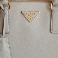 Bolsa Prada Promenade Saffiano Lux Off White 