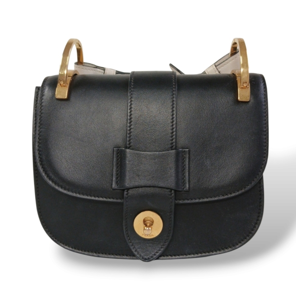 Bolsa Prada Pionnière Couro Preto