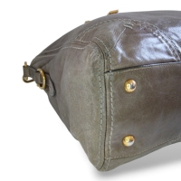 Bolsa Prada Glace Calf Cinza Bolsa Prada Glace Calf Cinza