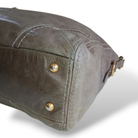 Bolsa Prada Glace Calf Cinza Bolsa Prada Glace Calf Cinza