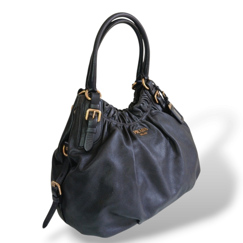 Bolsa Prada Soft Calf Preta 