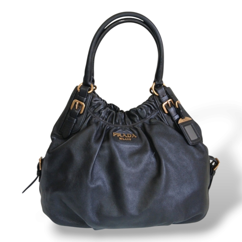 Bolsa Prada Soft Calf Preta 