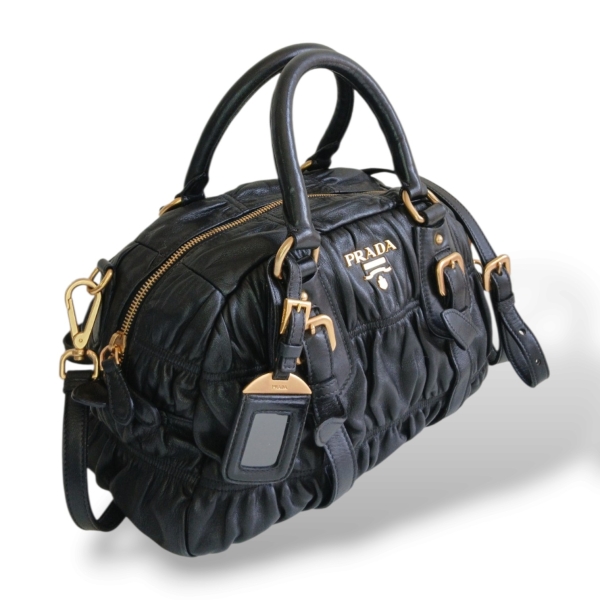 Bolsa Prada Gaufre Preta