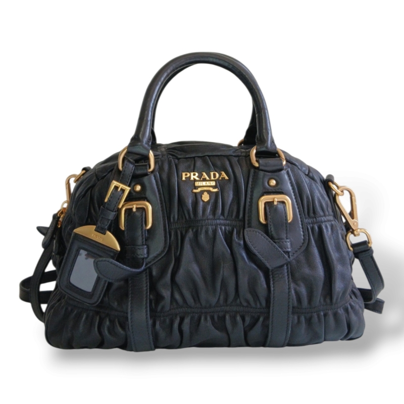 Bolsa Prada Gaufre Preta