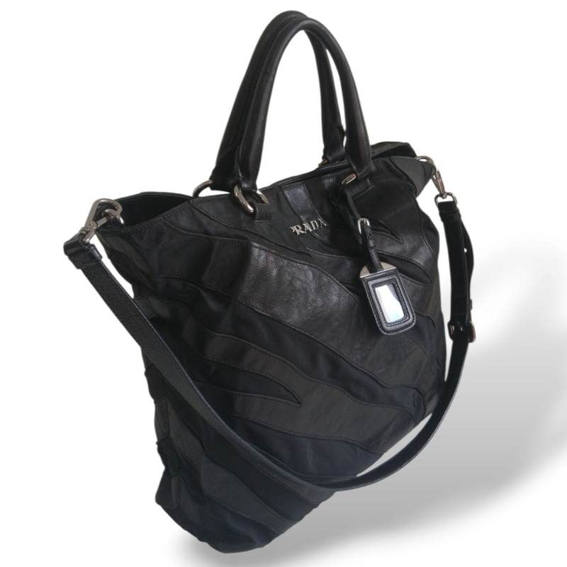 Bolsa Prada Wave Nappa Preta 