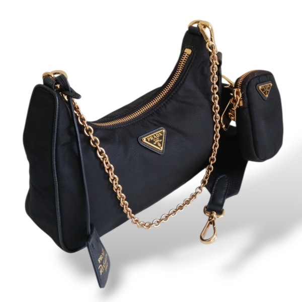 Bolsa Prada Re-Edition Nylon Preta