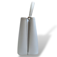 Bolsa Prada Panier Saffiano Off White