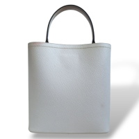 Bolsa Prada Panier Saffiano Off White