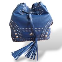 Bolsa Prada Bucket Azul Marinho 