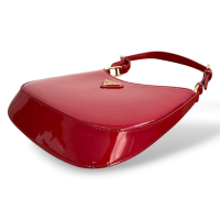 Bolsa Prada Cleo Verniz Cherry 