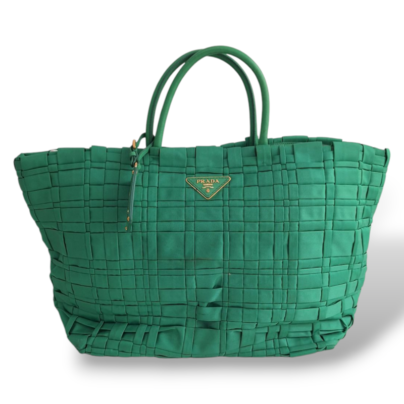 Bolsa Prada Tressê Nylon Verde