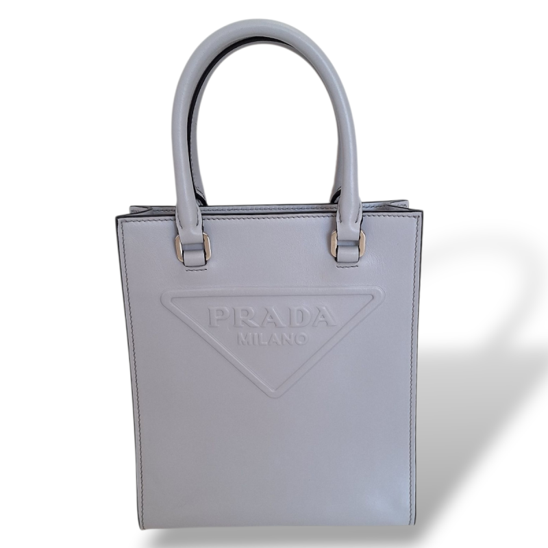 Bolsa Prada Bolso Mini Tote Cinza 