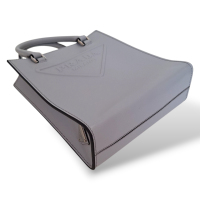 Bolsa Prada Bolso Mini Tote Cinza 