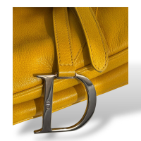 Bolsa Christian Dior Saddle Amarela