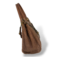 Bolsa Prada Woven Marrom