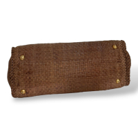 Bolsa Prada Woven Marrom