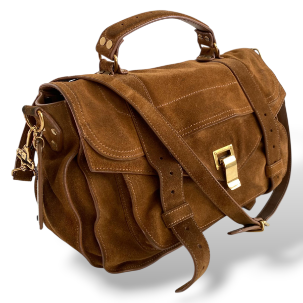 Bolsa Proenza Schouler Suede Caramelo