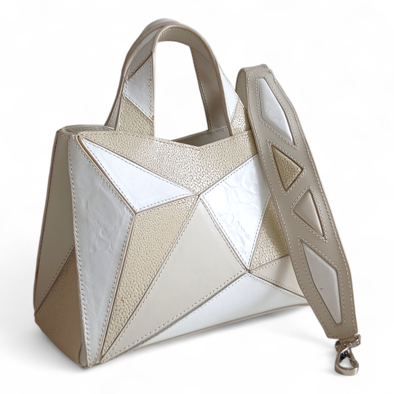 Bolsa Ryzi Leia 2.0 Tote Micro Bicolor 