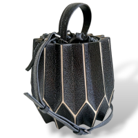 Bolsa Ryzi Gamora Preta Com Glitter