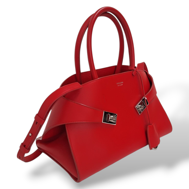 Bolsa Salvatore Ferragamo Hug Vermelha 