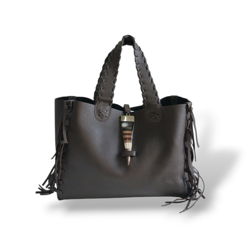 Bolsa Santesteban Couro Marrom