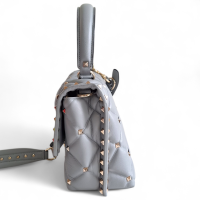 Bolsa Valentino Candy Stud Cinza