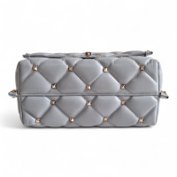 Bolsa Valentino Candy Stud Cinza