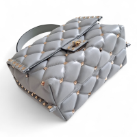 Bolsa Valentino Candy Stud Cinza