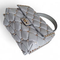 Bolsa Valentino Candy Stud Cinza