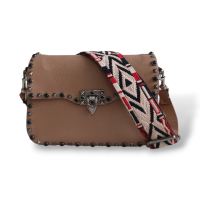 Bolsa Valentino Rockstud Guitar Nude