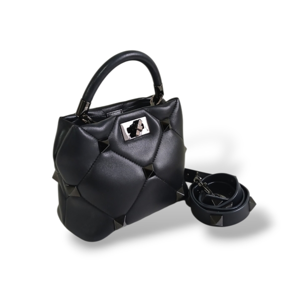 Bolsa Valentino Roman Stud Preta