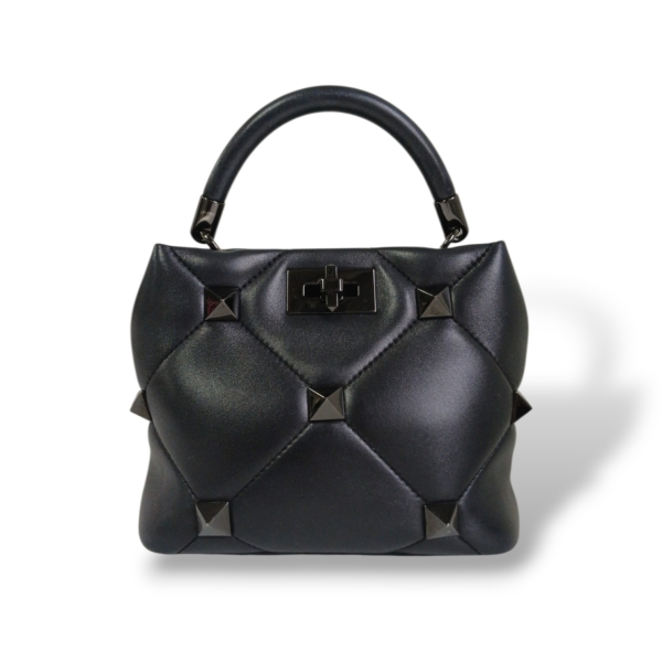 Bolsa Valentino Roman Stud Preta