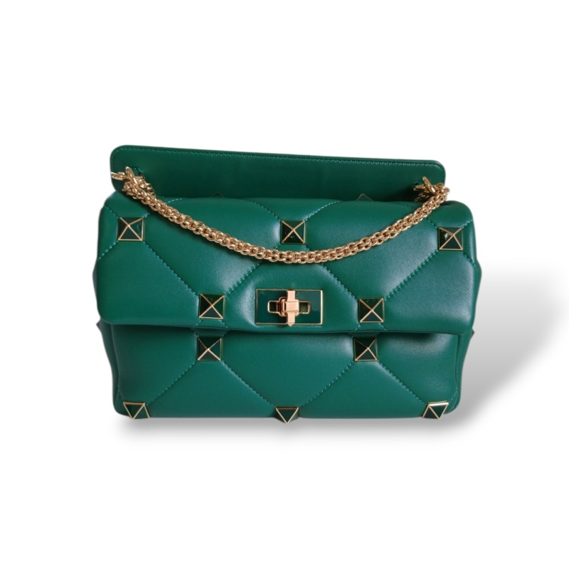 Bolsa Valentino Roman Stud Verde