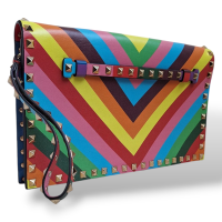 Bolsa Valentino Garavani 1973 Rockstud Multicolored