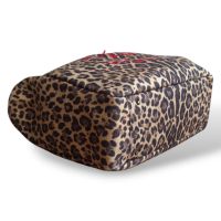  Bolsa Valentino Leopard com Vermelho 