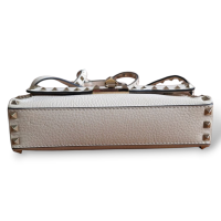  Bolsa Valentino Rockstud Flap Off White 