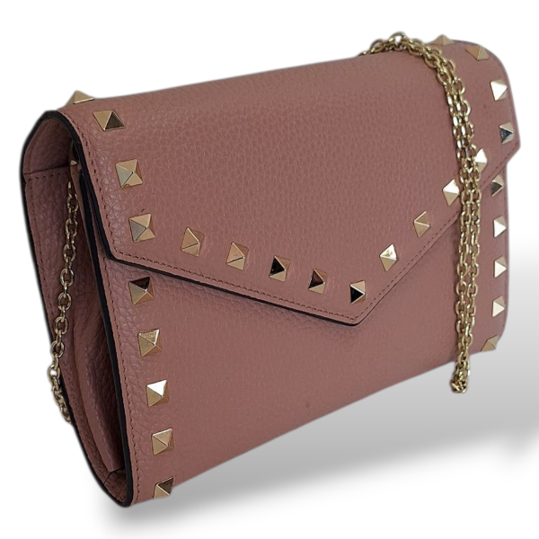 Bolsa Valentino Garavani Pebbled Poudre 