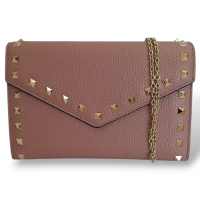 Bolsa Valentino Garavani Pebbled Poudre 