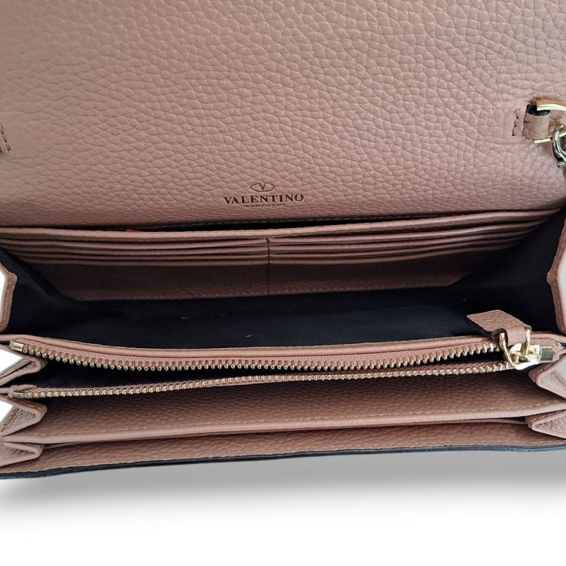 Bolsa Valentino Garavani Pebbled Poudre 