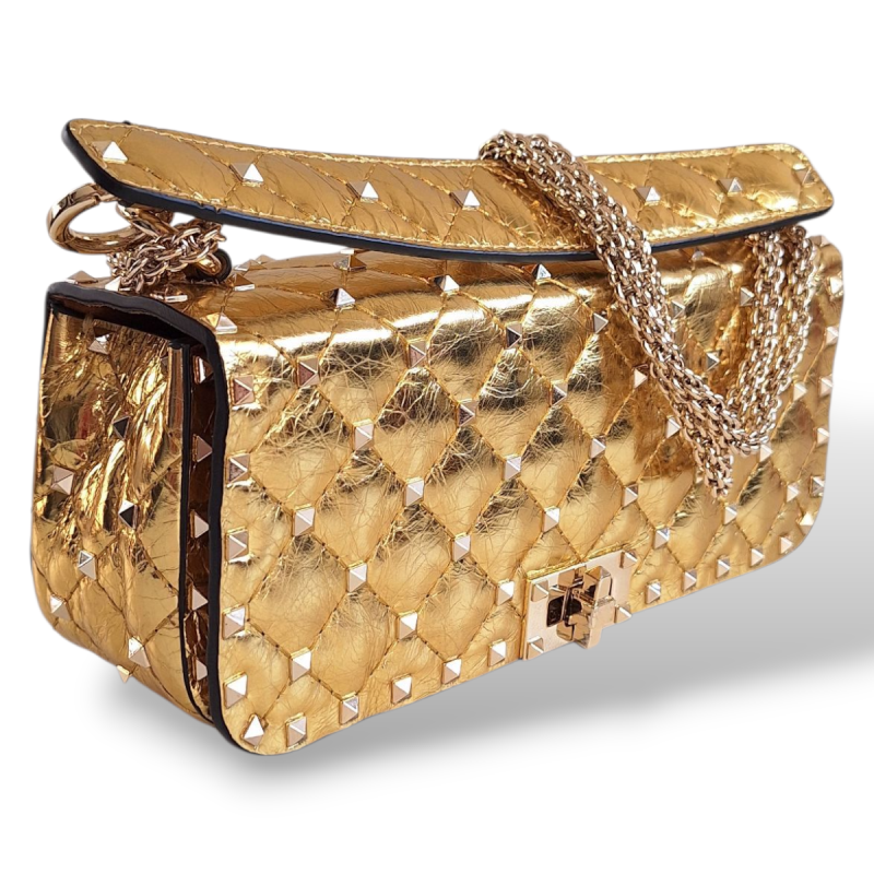 Bolsa Valentino Dourada 