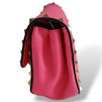 Bolsa Tiracolo Valentino Rockstud Pink 