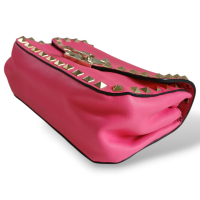 Bolsa Tiracolo Valentino Rockstud Pink 