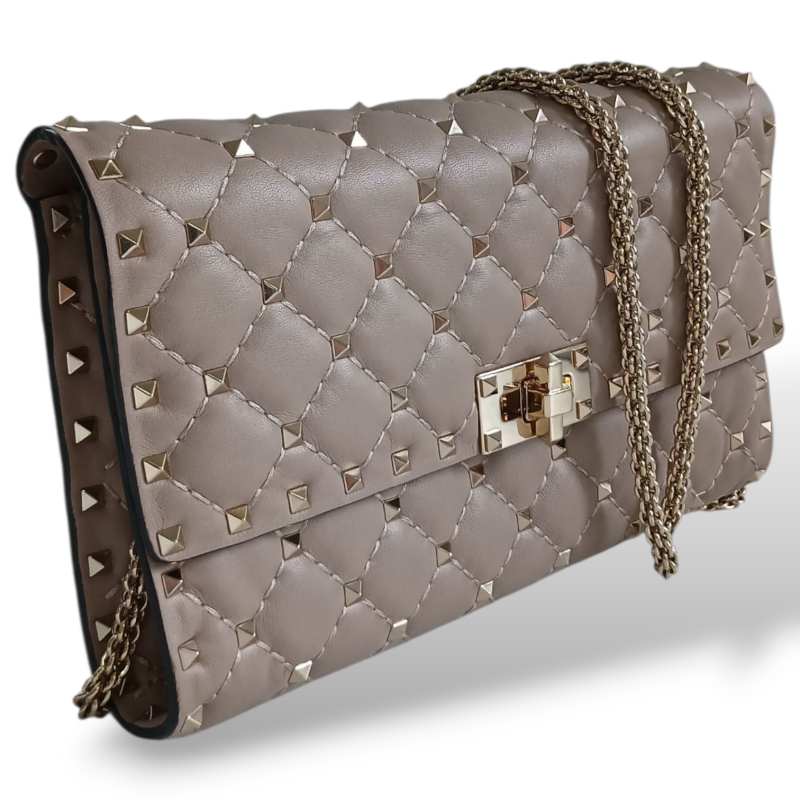 Bolsa Valentino Rockstud Bege