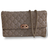 Bolsa Valentino Rockstud Bege