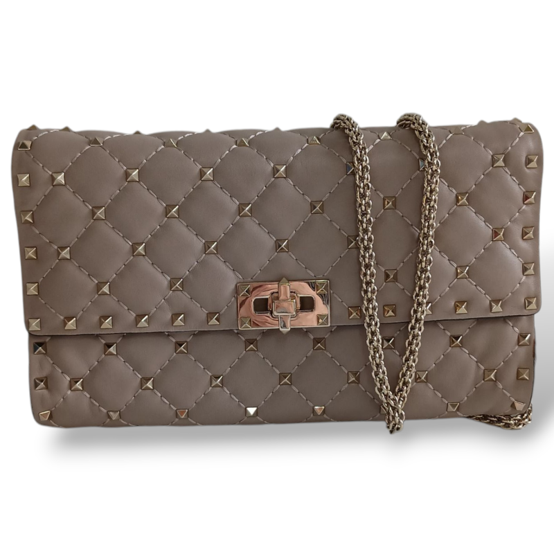 Bolsa Valentino Rockstud Bege
