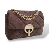 Bolsa Vanessa Bruno Marrom em Tecido