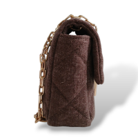 Bolsa Vanessa Bruno Marrom em Tecido